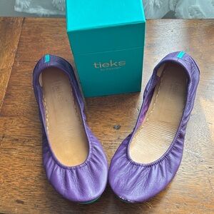 Tieks Lilac Leather Ballet Flats